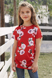 Blooming Floral Little Girls’ T-shirt