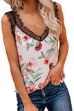 Tropical Love Lace Cami Tank