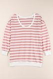 Loose O Neck Long Sleeve Office Female Pocket Tops