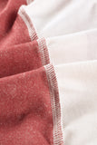 Multicolour V Neck Drawstring Long Sleeve Striped Oversize Sweatshirt