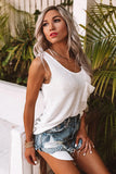 Waffle Texture Tank Top