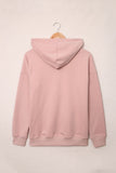Snap Button Pullover Hoodie with Pocket
