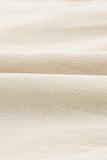 Khaki Flutter Shoulder Babydoll Top