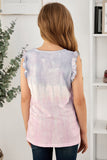 Ruffled Little Girl Tank