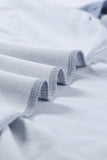 Crew Neck Star Print T-shirt with Pocket