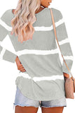 Tie-dye Buttoned Long Sleeve Top