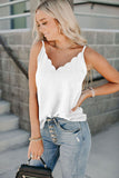 Scallop Edge Tank Top
