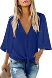 Button Tie Top