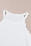 Plain Halter Neck Tank Top