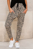Casual Skinny Leopard Print Pants