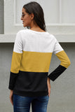 Yellow Miller Colorblock Cozy Thermal Top