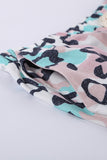 Print Elastic Waist Drawstring Shorts With Pocket