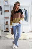 Pullover Colorblock Winter Sweater