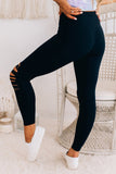 Cut-out Skinny High Waist Leggings