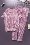 Tie-dye T-shirt Pants PJ Set