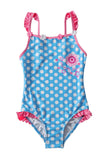 Polka Dot One Piece Swimsuit for Kids