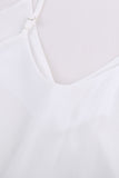 Adjustable Lace Straps Buttons Tank Top