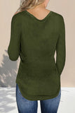 Sunflower Letters Print Long Sleeve Top