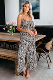 Leopard Adjustable Jumpsuit