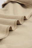 Solid Ruffled Short Sleeve T-shirt