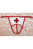Sexy Wicked Open Crotch Nurse G-string