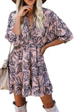 Ruffle Tiered Babydoll Style Mini Dress