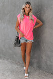 Pocketed Tee with Side Slits