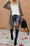 Print Long Cardigan