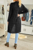 Slouchy Pocketed Knit Longline Cardigan