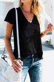 V Neck Short Sleeve Tee
