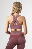 Criss Cross Bra and High Waist Leggings Sports Wear
