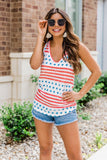 The USA Flag Stars and Stripes Tank Top