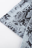 Python Print Short Sleeve Shirt    Leopard Print Short Sleeve Shirt