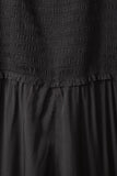 Smocked Pocketed Ruffled Sleeveless Wide Leg Jumpsuit