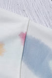 Tie Dye Pattern Hoodie