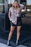 Himalayan Plush Animal Print Shirt