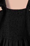 Flutter Sleeve Smocked Wide Leg Jumpsuit