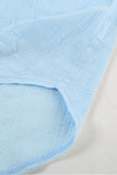 Turn-down Collar Button Front Tank