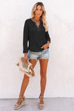 Cotton Knit Grommet Top