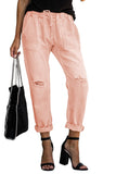 Pocketed Denim Joggers