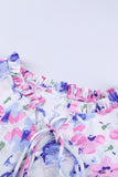 Cakewalk Floral Smocked Blouse