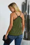 Eyelash Lace Trim Cami Tank