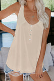 Button Loose Tank Top