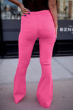 Rose High Waist Flared Denim Pants