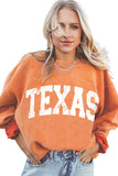 Ribbed Corded Oversized Sweatshirt