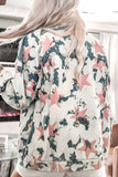Stars Tie Dye Print Buttoned Denim Jacket