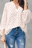 Love You Boo Balloon Sleeve Blouse