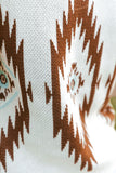 V Neck Aztec Pattern Sweater Vest