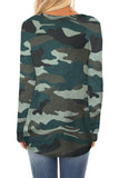 Stand For Something Camo Knit Top