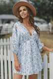 Ruffle Tiered Babydoll Style Mini Dress